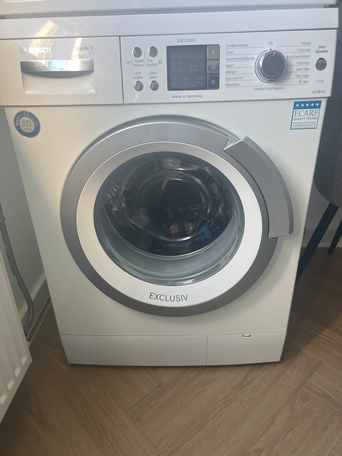 Bosch Logixx 9 VarioPerfect Wasmachine - 9kg, Zeer Goed, Ophalen, 1200 tot 1600 toeren, 8 tot 10 kg, Zo goed als nieuw