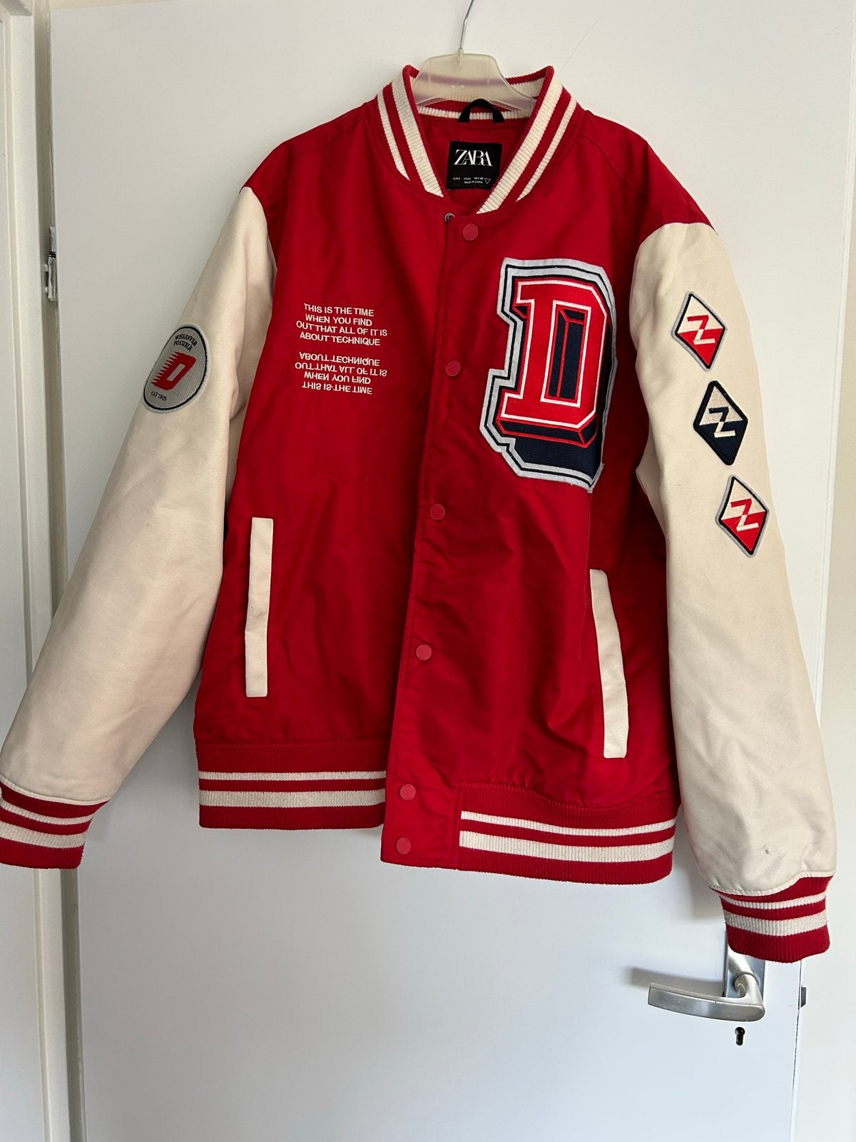 Zara bomberjack maat l, in goede staat!, Ophalen of Verzenden, Maat 52/54 (L), Rood