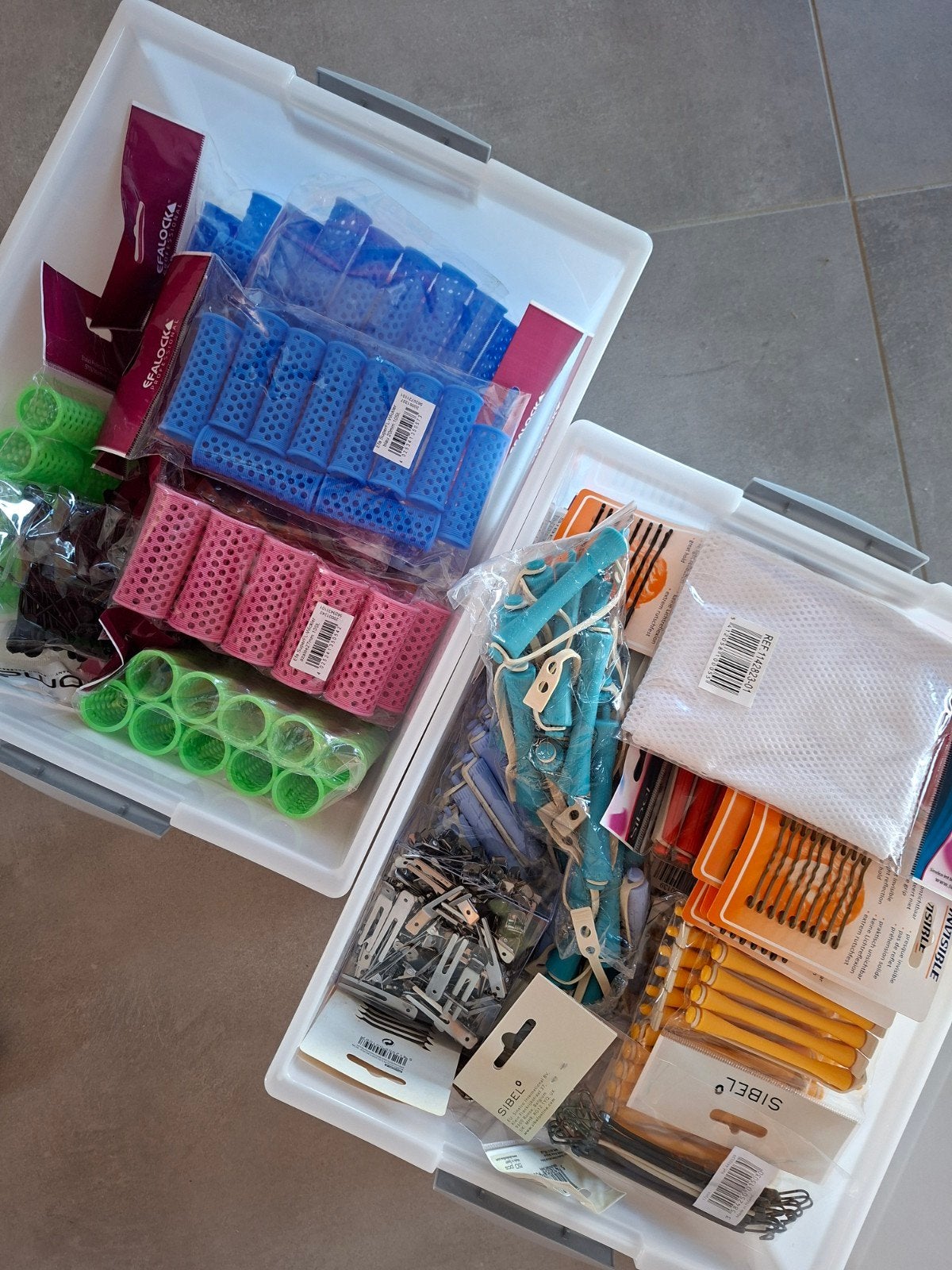 plastic krulspelden met toebehoren, Sieraden, Tassen en Uiterlijk, Ophalen, Nieuw