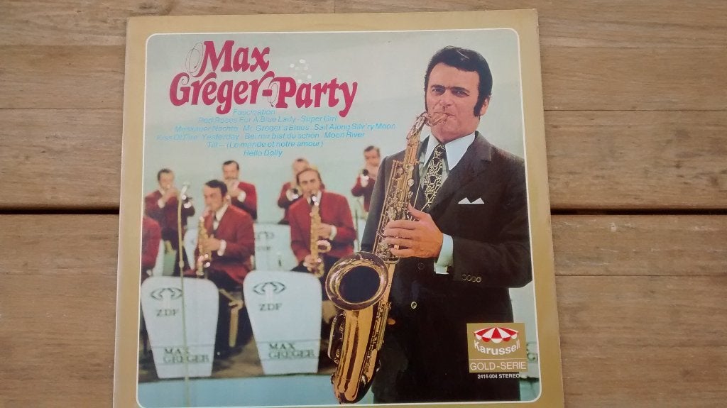 Saxofoon LP - Max Greger - Party, LP, Ophalen of Verzenden, Zo goed als nieuw, 12 inch