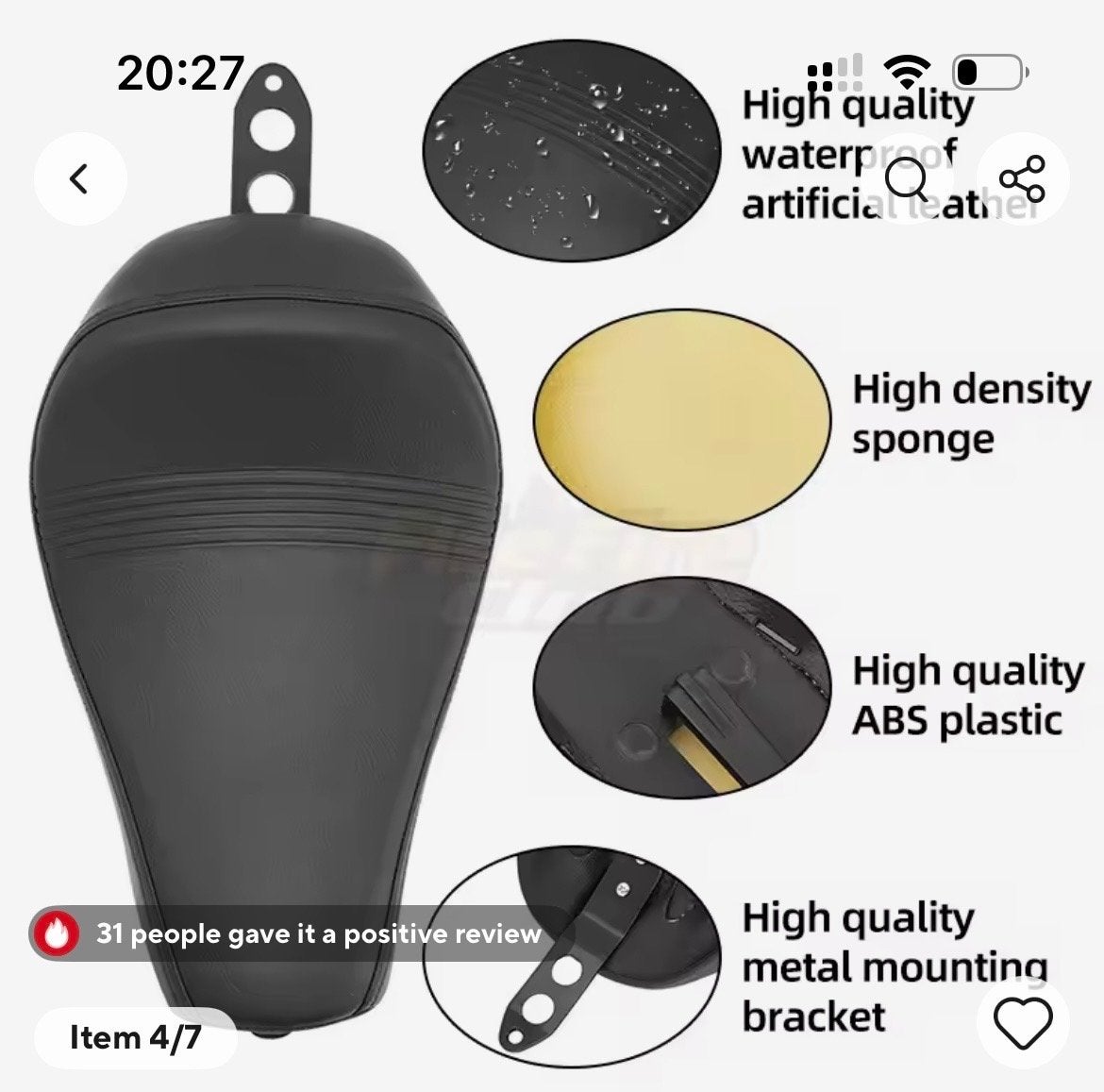 Solo zadel voor Harley Sportster - Comfortabel en duurzaam, Verzenden, Nieuw