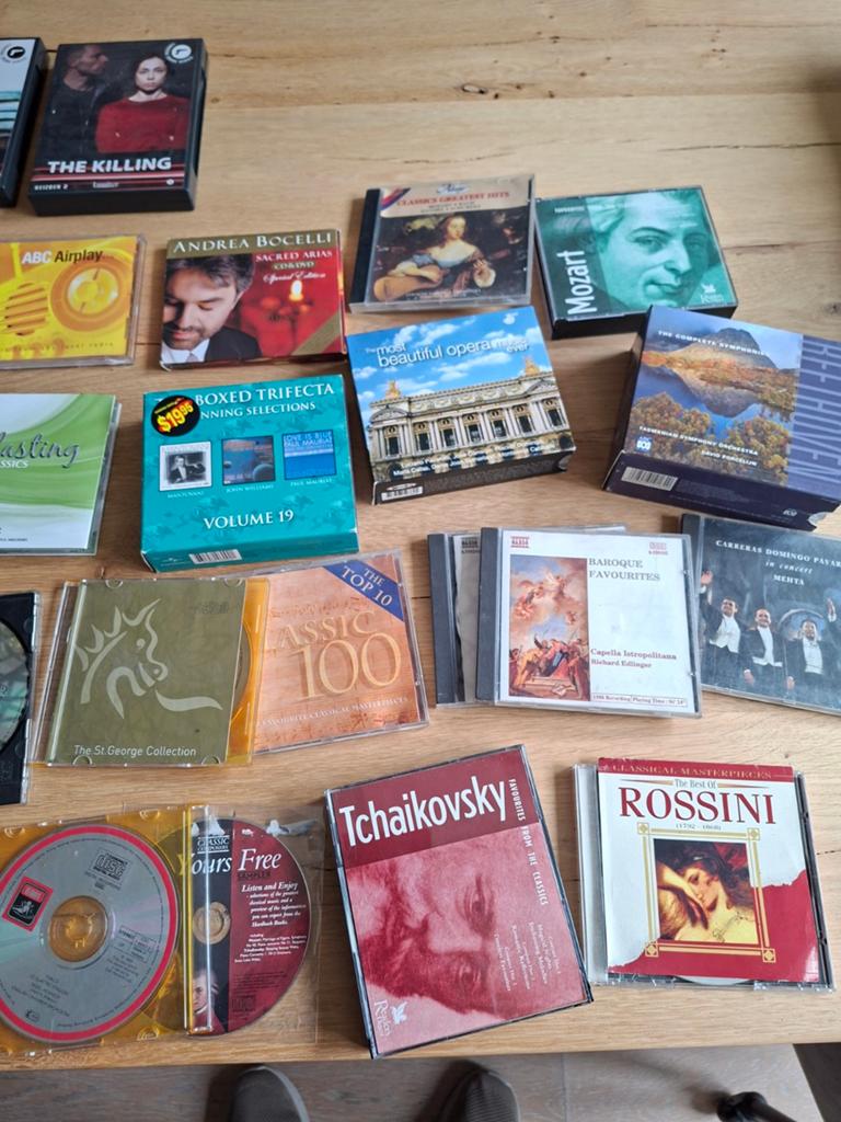 Grote collectie moderne en klassieke muziek CD's en DVD's, Ophalen of Verzenden, Gebruikt