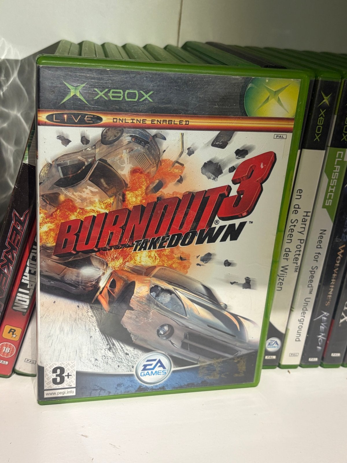 Burnout 3: Takedown (Xbox) - Compleet met boekje, Spelcomputers en Games, Racen en Vliegen, 2 spelers, Eén computer, Ophalen of Verzenden