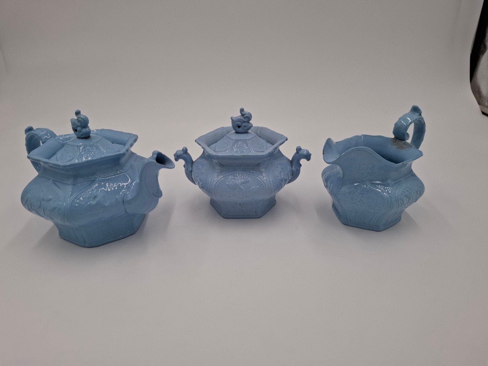 Museum stuk! Petrus Regout "O'connel" theeservies 1870/ 1890, Antiek en Kunst, Ophalen of Verzenden