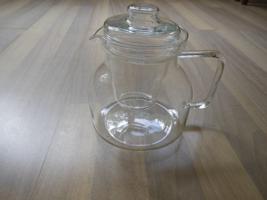 Glazen Theepot, Ophalen of Verzenden, Zo goed als nieuw
