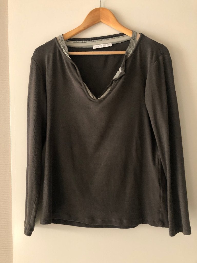 FABIANA FILIPPI Prachtig shirt. kleur: bruin Maat D42/XL, Bruin, Maat 42/44 (L), Ophalen of Verzenden, Zo goed als nieuw