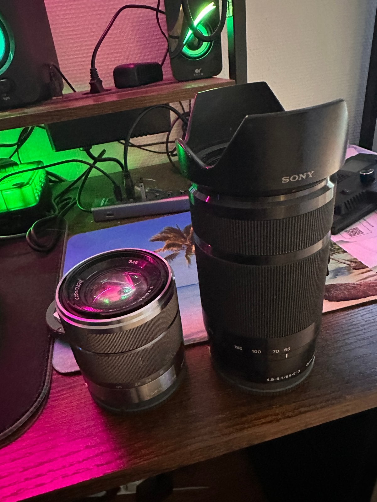 Sony Tele-Zoomlens, (55-210 mm, F4.5-6.3, OSS, APS-C, Sony E-mount, Gebruikt, Sony, Verzenden