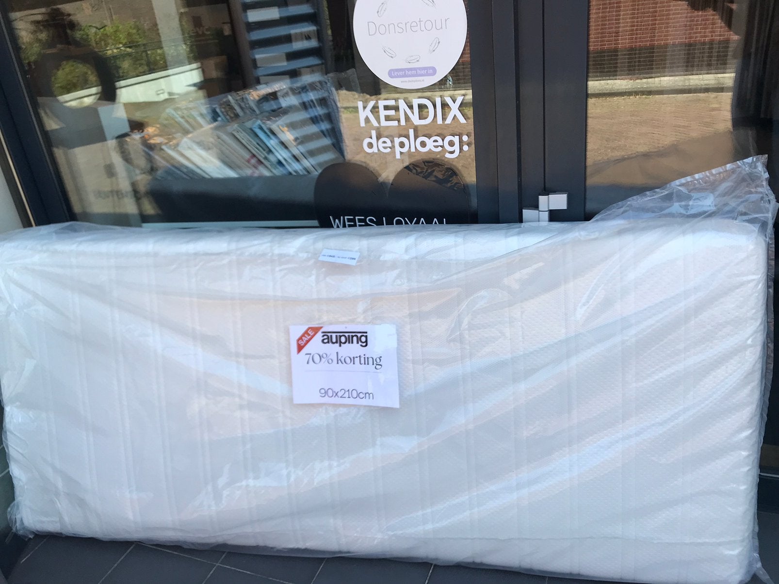 Nieuw Auping Adagio firm matras 90x210 cm, Ophalen, 90 cm, Eenpersoons, 210 cm