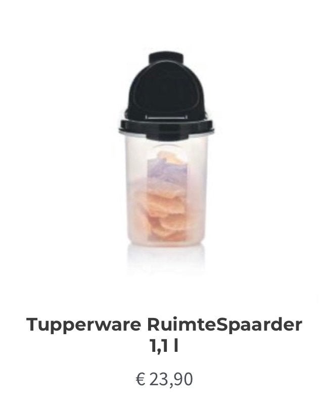 Tupperware Ruimtespaarder - Nieuw in diverse maten, Ophalen of Verzenden, Nieuw, Bus of Trommel