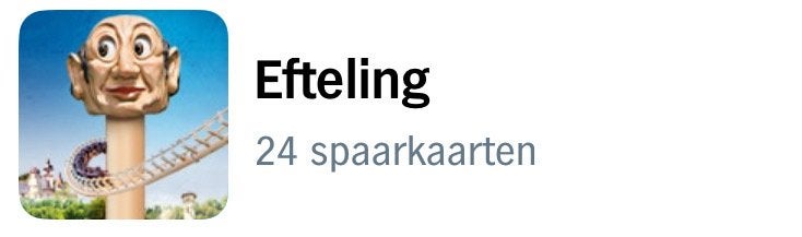 24 efteling ah spaarkaarten, Verzamelen, Supermarktacties, Albert Heijn, Ophalen of Verzenden