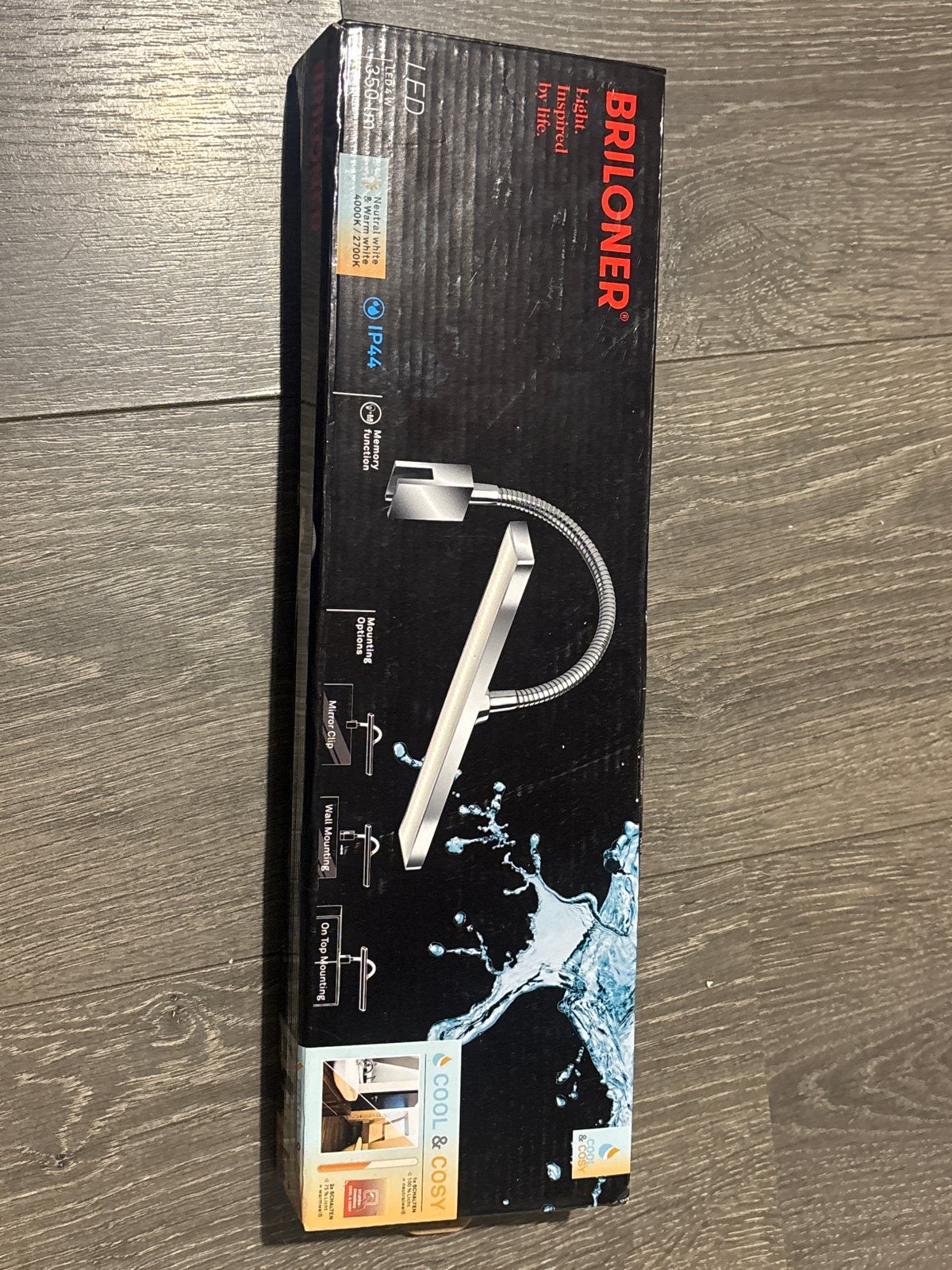 LED Spiegel-/Wandlamp - badkamerlamp - compleet, Huis en Inrichting, Metaal, Overige merken, Nieuw, Ophalen of Verzenden