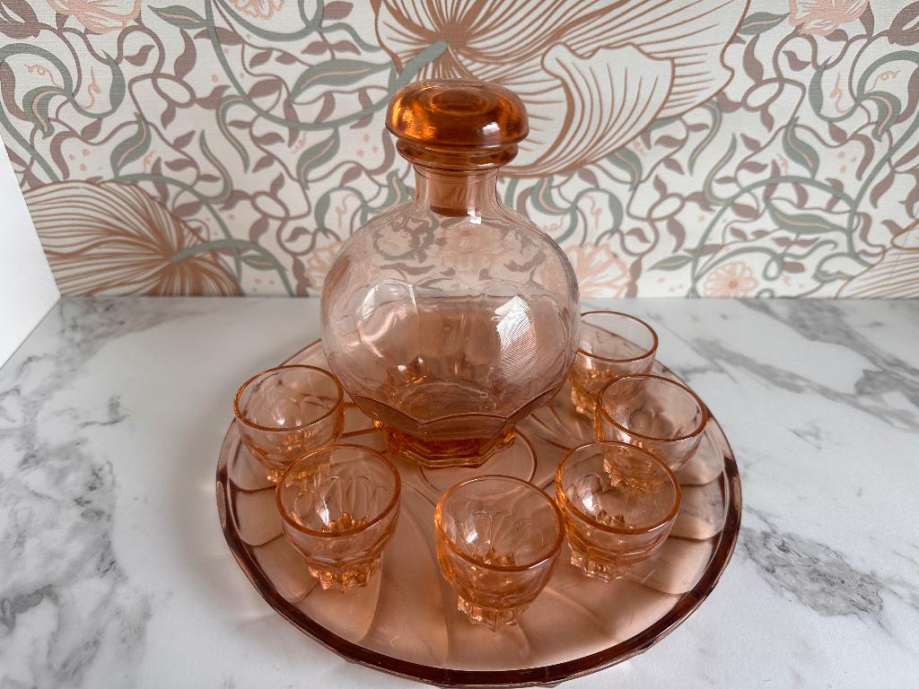 Likeurset Roze Persglas, Verzenden