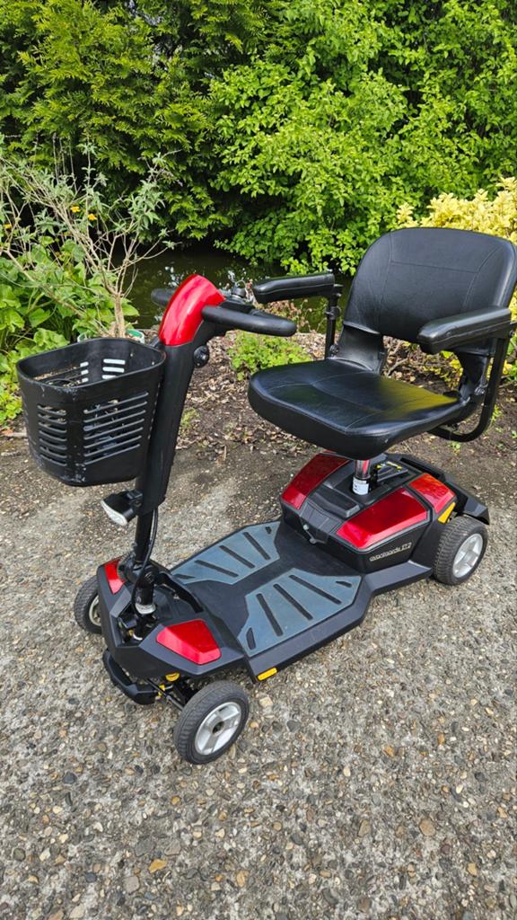 Pride GoGo Avantgarde opvouwbare/deelbare scootmobiel, Diversen, Ophalen, Inklapbaar, Gebruikt, Elektrische rolstoel