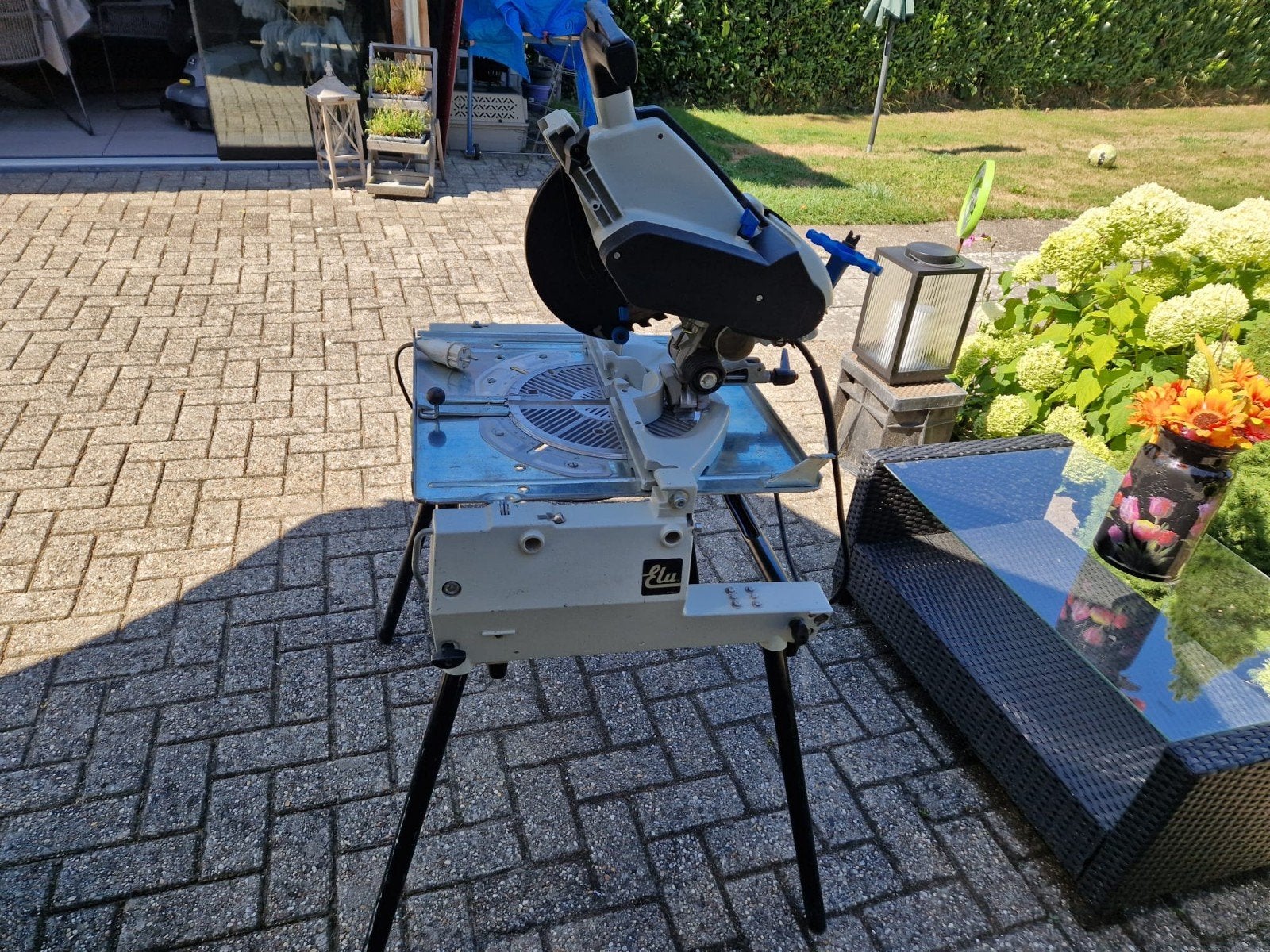 ELU TGS 273 A2 elektrische afkortzaag / tafelzaag, Ophalen, Gebruikt, ELU, 70 mm of meer