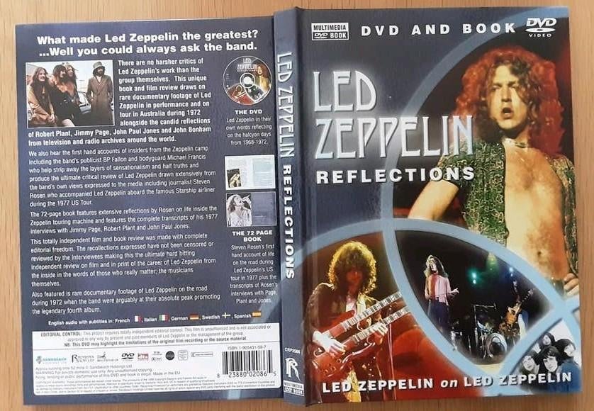 Led Zeppelin Reflections DVD & Boek - Documentaire, Gebruikt, Alle leeftijden, Boxset, Ophalen of Verzenden