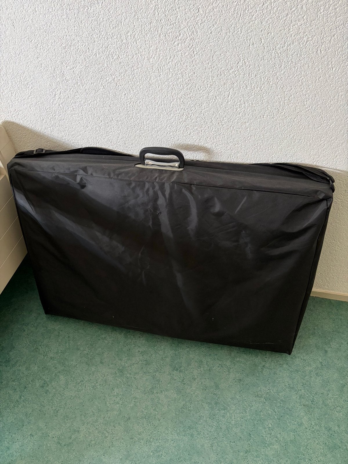 Zo goed als nieuwe draagbare massagebank wit, Ophalen of Verzenden, Zo goed als nieuw, Massagetafel