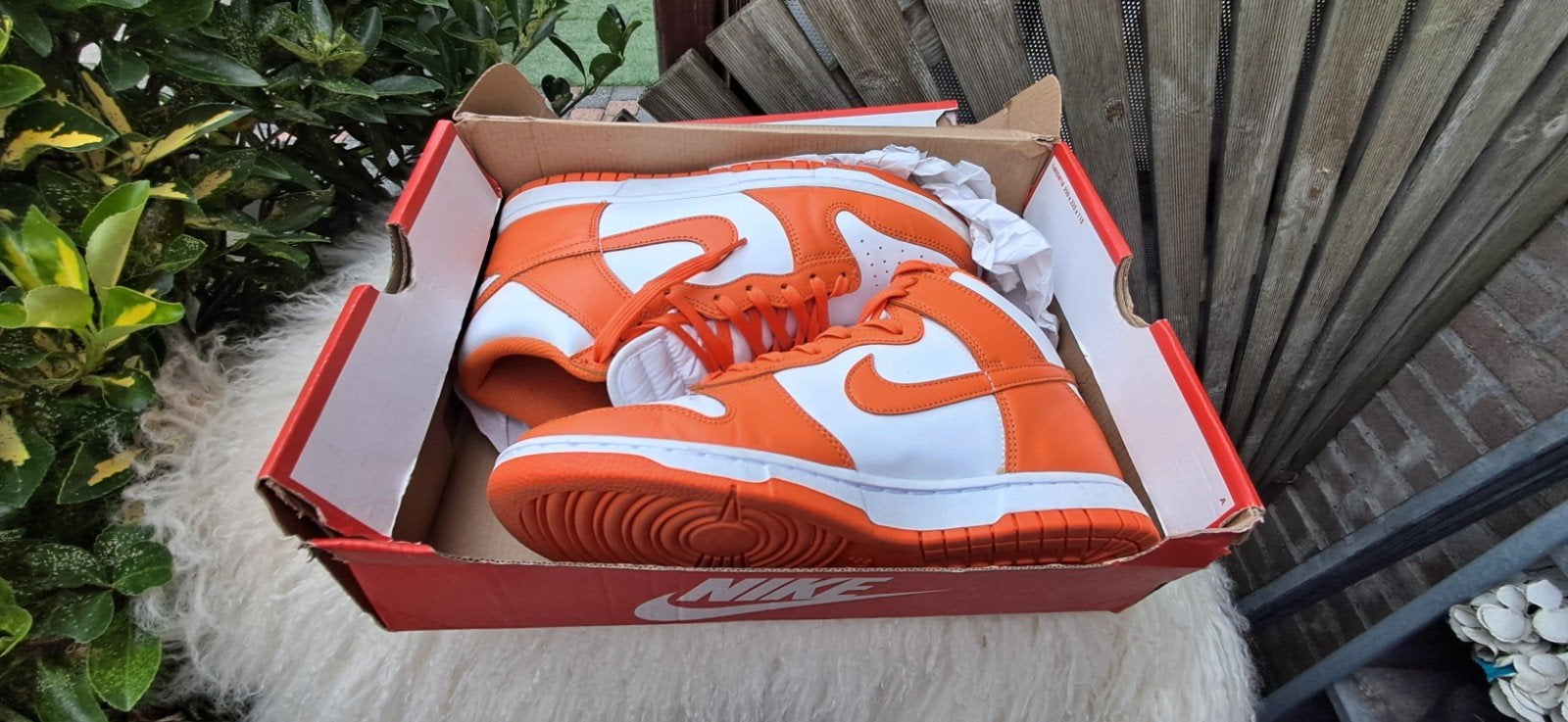Nike Dunk High Retro Syracuse - Nieuw in doos, Kleding | Dames, Nike, Oranje, Ophalen of Verzenden, Sneakers of Gympen