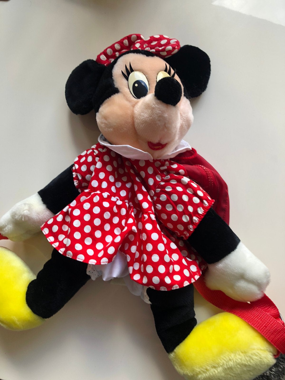 Vintage Walt DisneyWorld . Minnie Mouse knuffel Rugzak(90s), Verzamelen, Disney, Ophalen of Verzenden, Mickey Mouse, Zo goed als nieuw