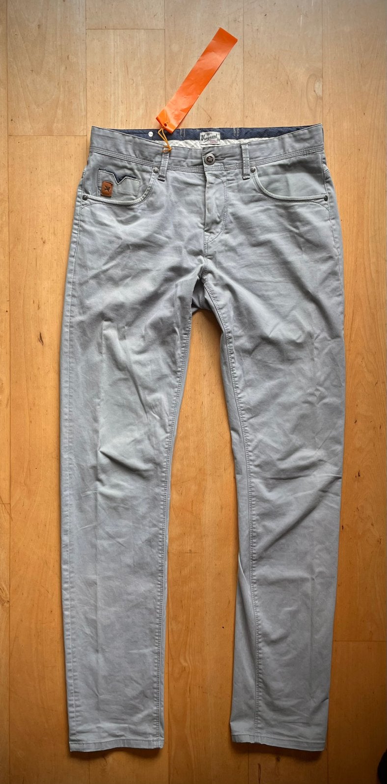 Vanguard V7 broek / jeans grijs - licht blauw W31 L34, Kleding | Heren, Ophalen of Verzenden, Zo goed als nieuw, Overige kleuren