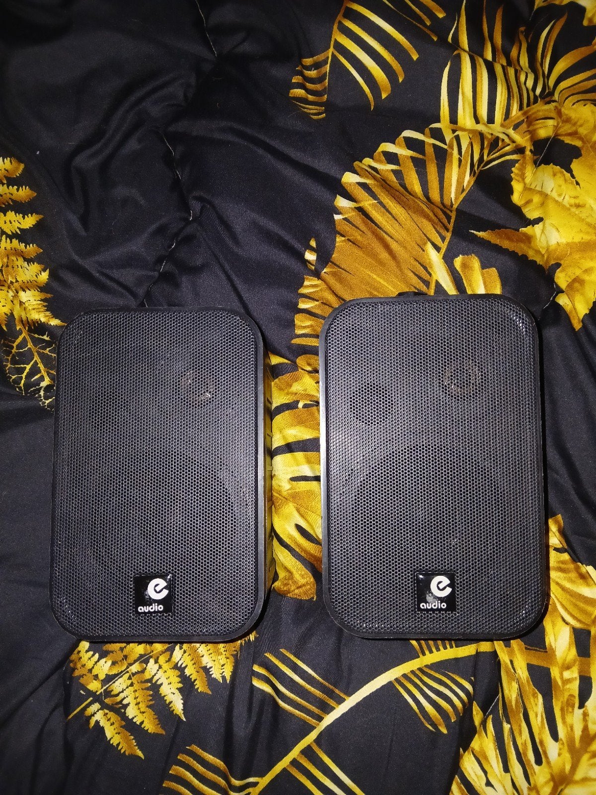 Stereoboxen - Compacte luidsprekers voor helder geluid, Overige merken, Stereo speakers, Gebruikt, Inclusief kabels