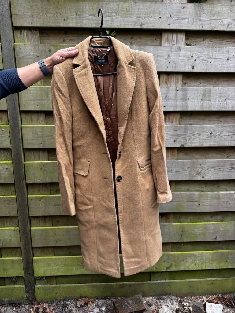 Camelkleurige parka Maura by Claudia Strater maat 38, Kleding | Dames, Jassen | Winter, Ophalen, Zo goed als nieuw, Maat 38/40 (M)