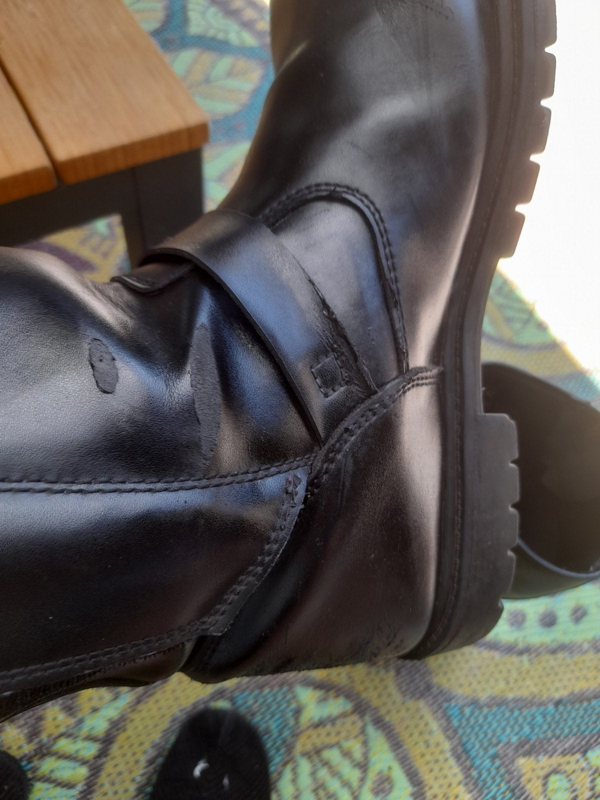 Kochmann Motor Boots Zwart Maat 47 - Gedragen, Zwart, Boots, Ophalen of Verzenden, Kochmann