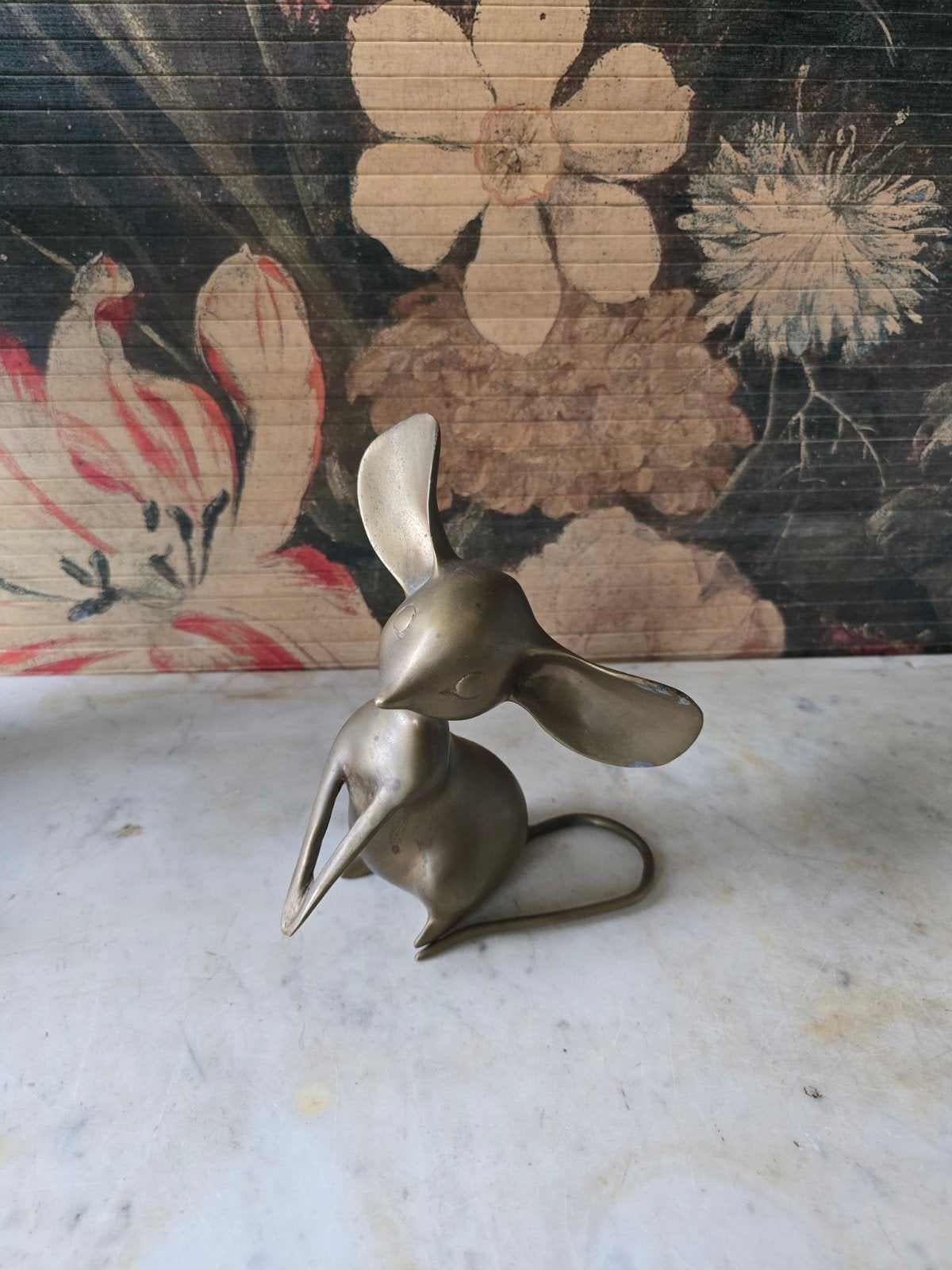 Messing muis mid century, Ophalen of Verzenden