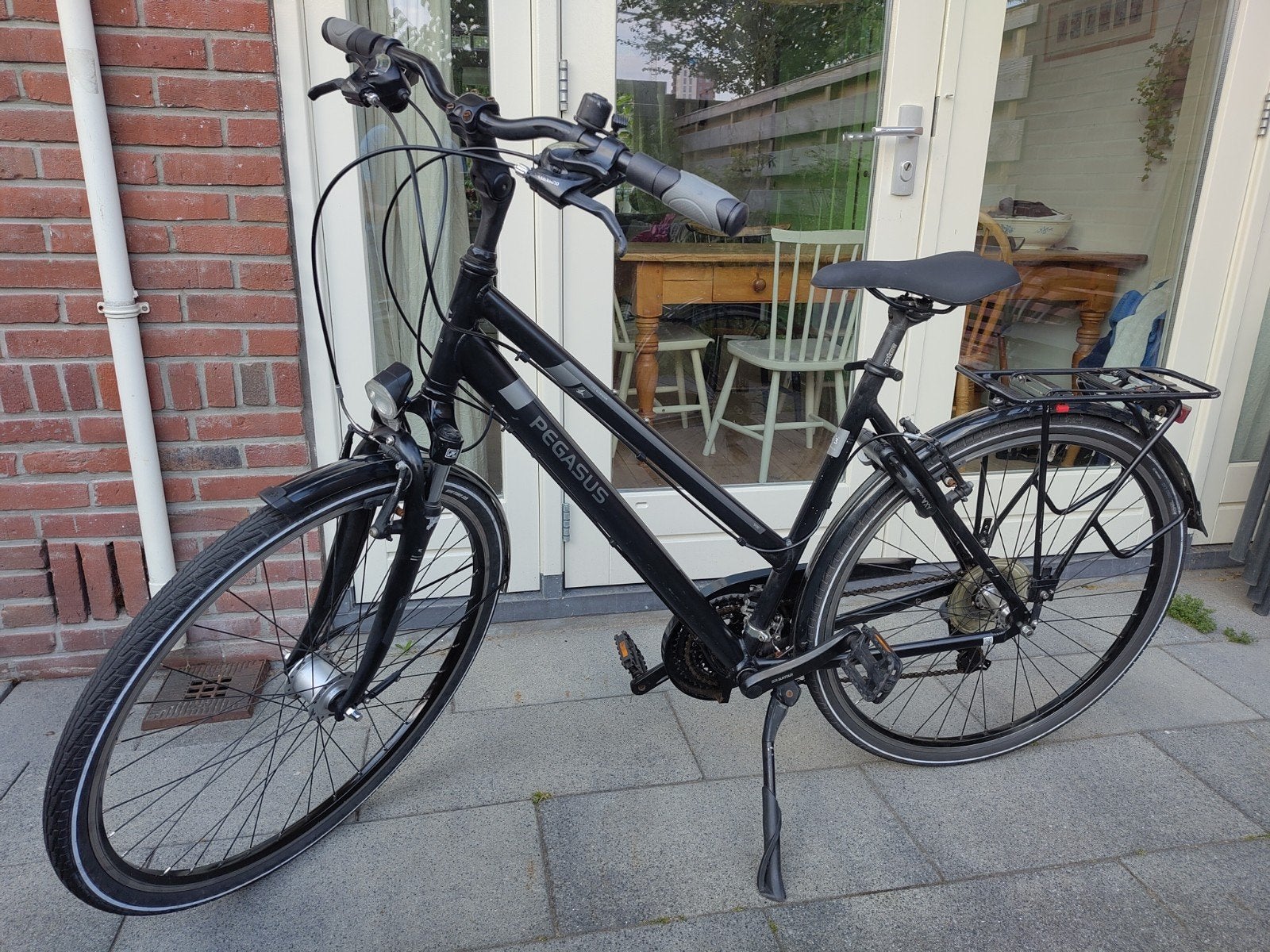 Damesfiets, 28 inch, Pegasus Lite, 21 versnellingen, 28 inch, Gebruikt, Velgrem, Ophalen