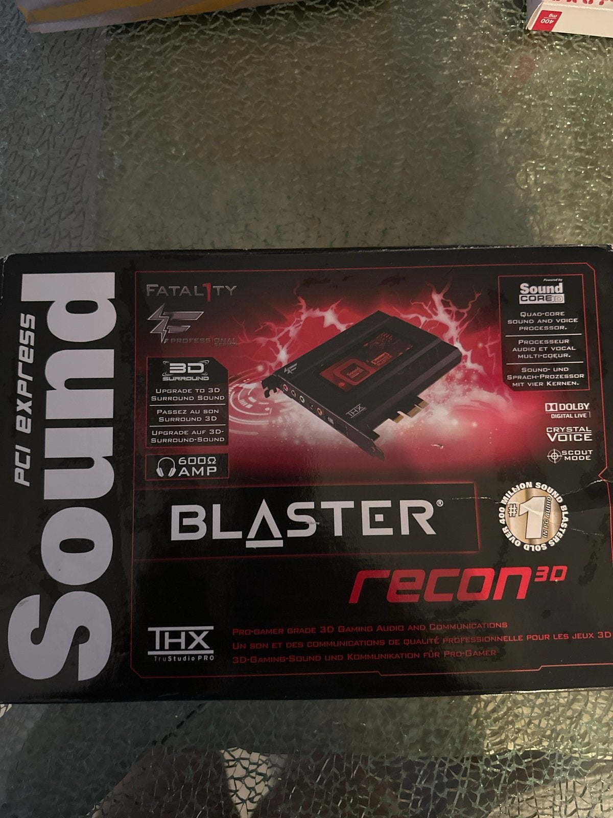 Creative Sound Blaster Recon3D PCIe Geluidskaart, Verzenden, Zo goed als nieuw, Intern