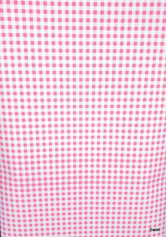 12804 Roze ruitjes behang van Forbo uit jaren 2000 swiet, Verzenden, Minder dan 10 m², Roze