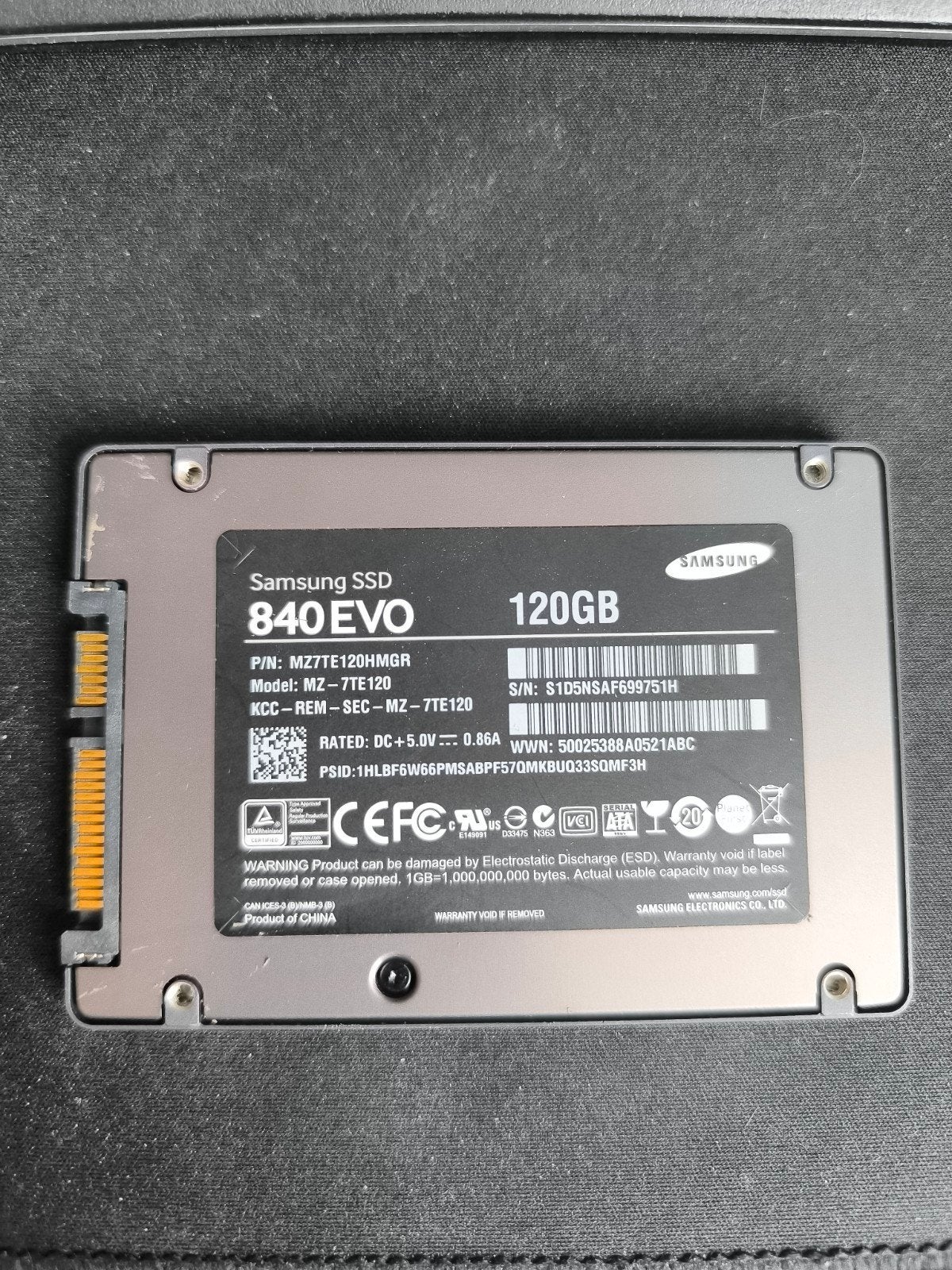 Samsung SSD 840 EVO 120GB - Snelle Interne Opslag, Computers en Software, Harde schijven, SSD, Samsung SSD, Ophalen of Verzenden