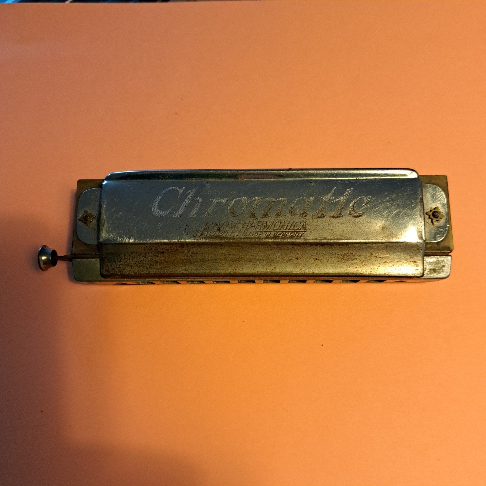 Vintage Chromatische Mondharmonica - Koch, Ophalen of Verzenden, Gebruikt, Chromatisch, C-mondharmonica