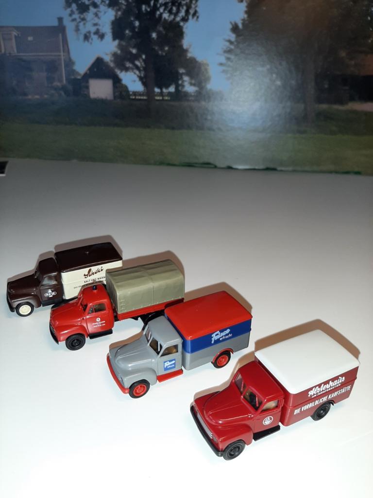 5x Hanomag Brekina, 1:50 of kleiner, Auto, Revell, Ophalen of Verzenden