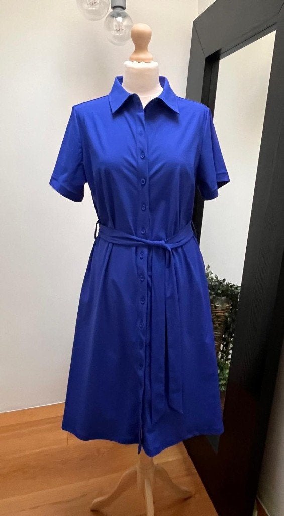 Mi Piace - jurk - kobalt blauw - XL, Mi Piace, Blauw, Maat 46/48 (XL) of groter, Ophalen of Verzenden
