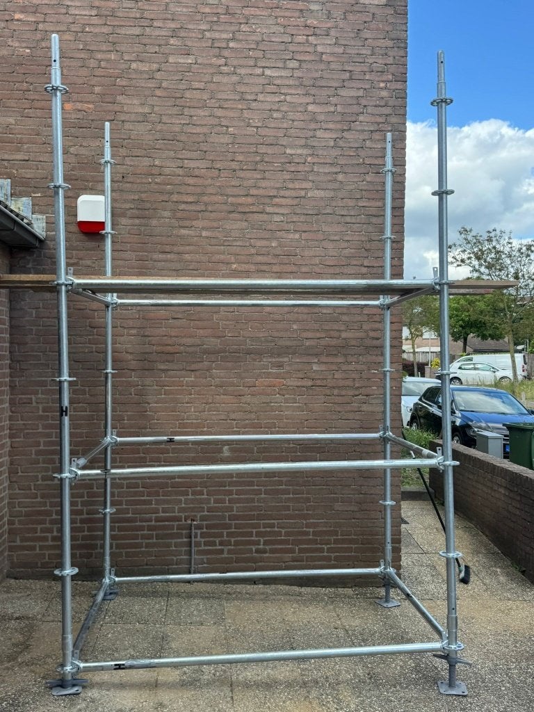 Steiger voor klussen rondom huis, Ophalen of Verzenden, Gebruikt, Gevelsteiger, 2 tot 5 meter