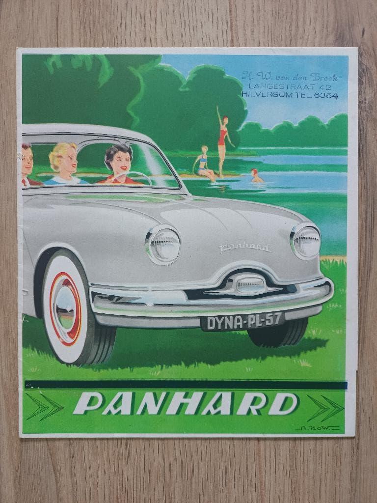 Panhard Dyna 57 brochure, Boeken, Ophalen of Verzenden, Zo goed als nieuw, Overige merken