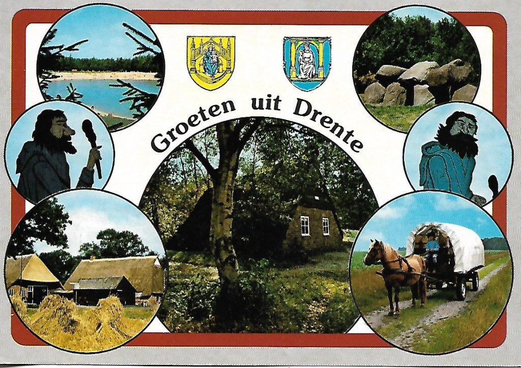 Drenthe- -7-luik., Ophalen of Verzenden, 1980 tot heden, Gelopen, Drenthe