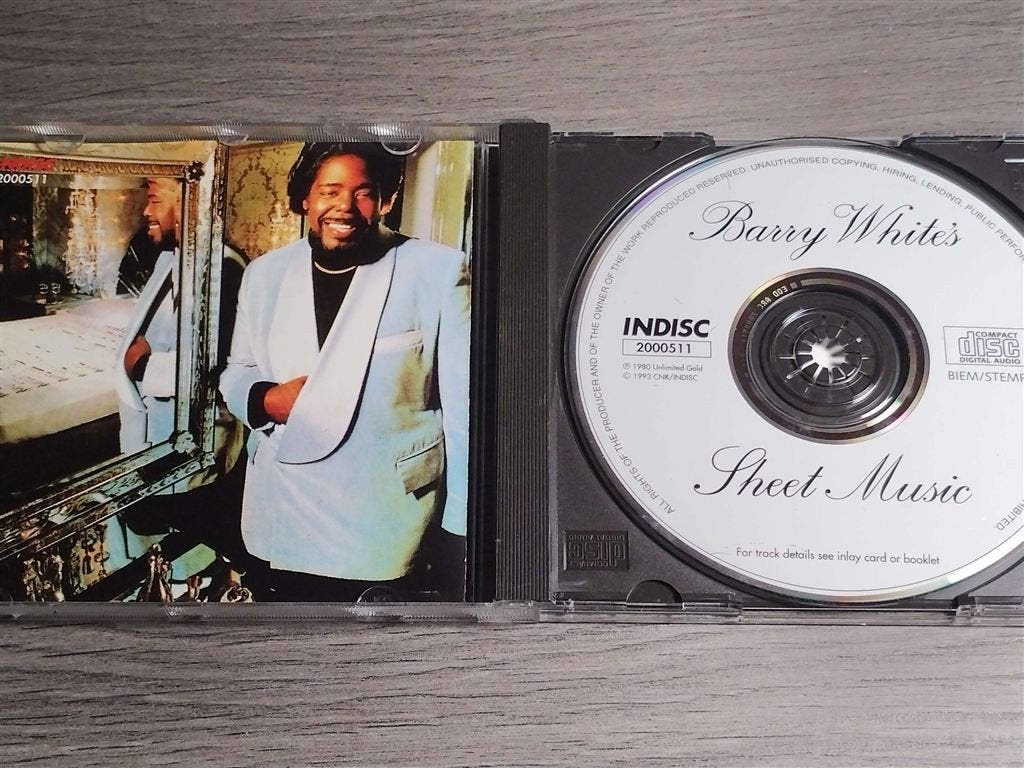 Barry White - Sheet Music [Indisc], Ophalen of Verzenden, Zo goed als nieuw, Soul