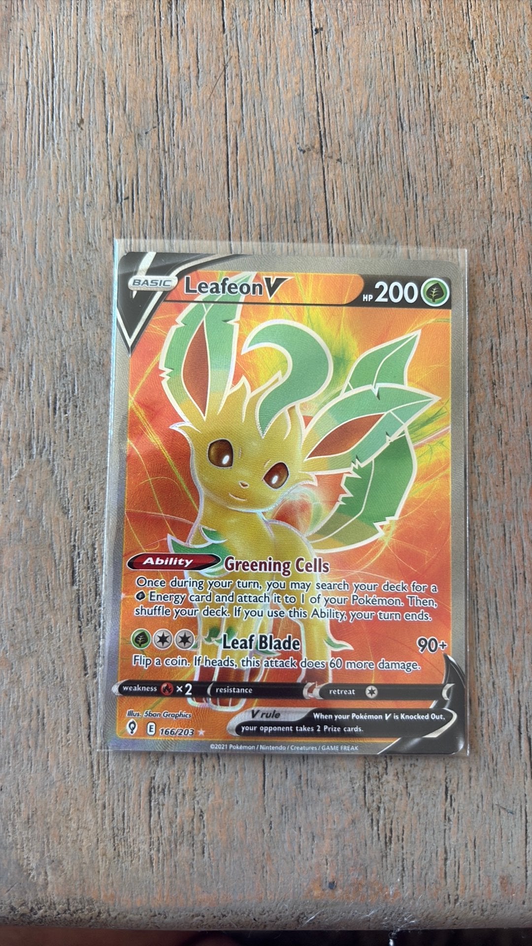 leafeon evs 166, Ophalen of Verzenden, Zo goed als nieuw