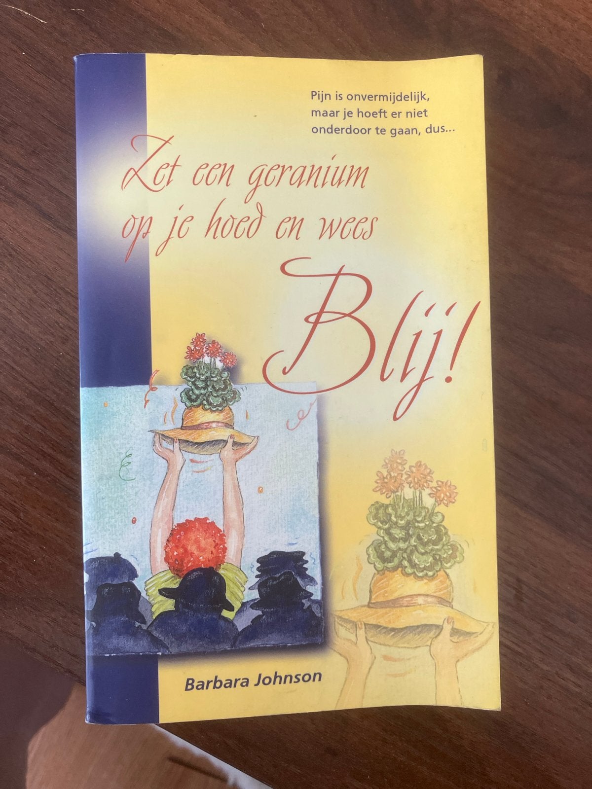 Zet een geranium op je hoed en wees Blij! - Barbara Johnson, Boeken, Ophalen of Verzenden, Gelezen, Nederland