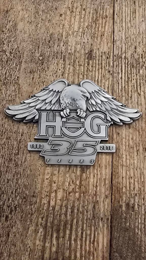 Harley-Davidson H.O.G. 35 Jaar Jubileum Embleem, Ophalen of Verzenden