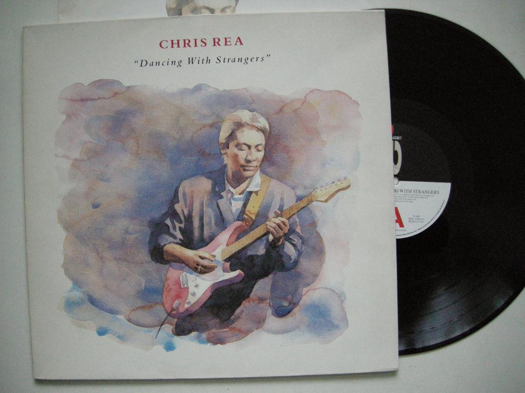 Chris Rea Dancing With Strangers - LP vinyl zgan, Ophalen, Zo goed als nieuw, 12 inch, Poprock