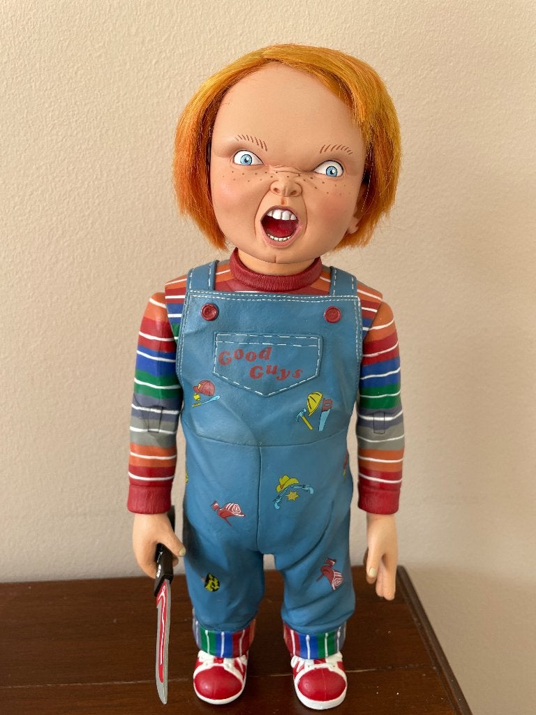 Zeldzame NECA 12 inch Talking Chucky van Child's Play 3 2006, Ophalen, Film, Actiefiguur of Pop
