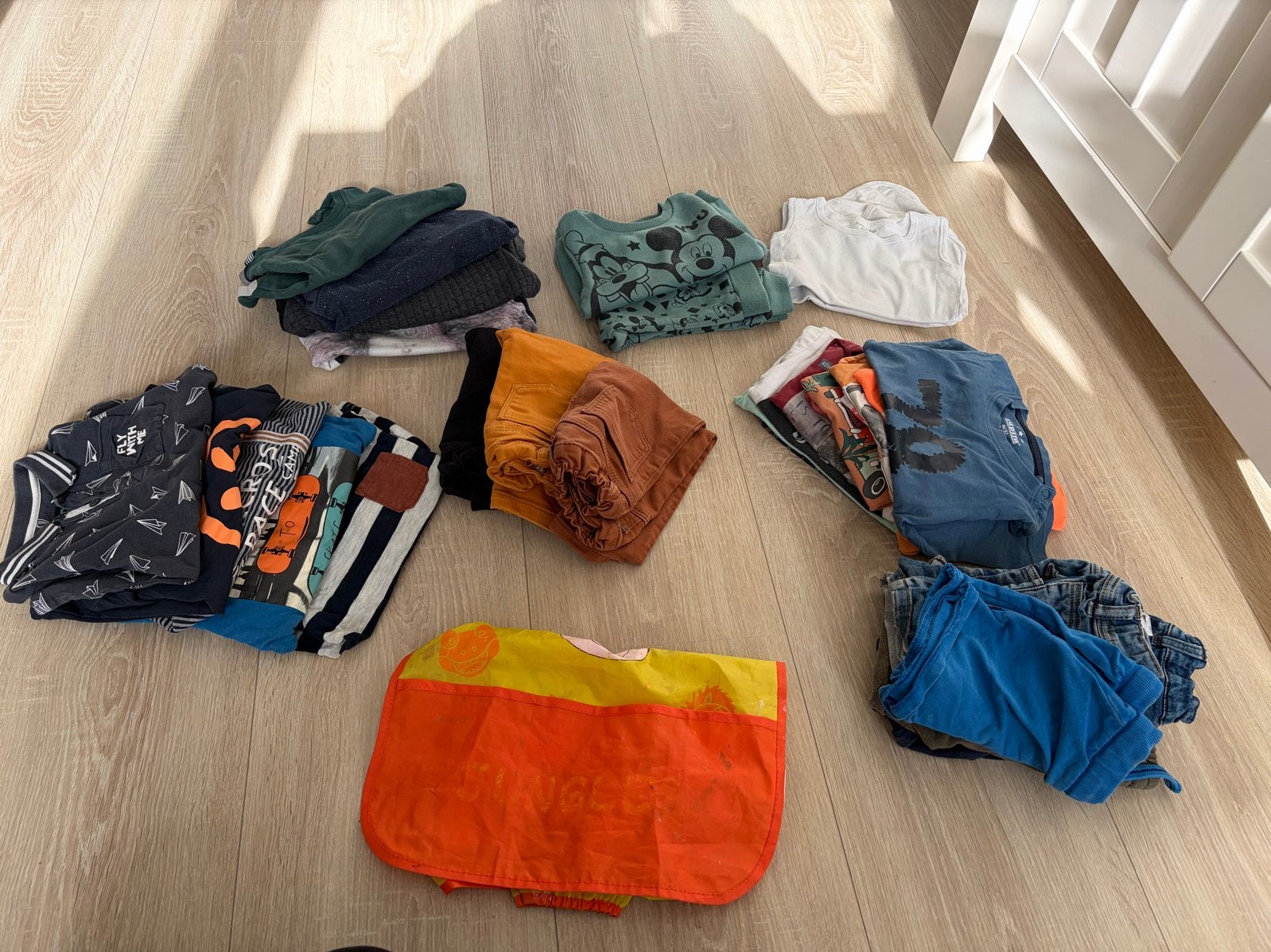 Grote bundel 33 items jongenskleding maat 86- Diverse merken, Ophalen of Verzenden, Gebruikt, Jongetje, Setje