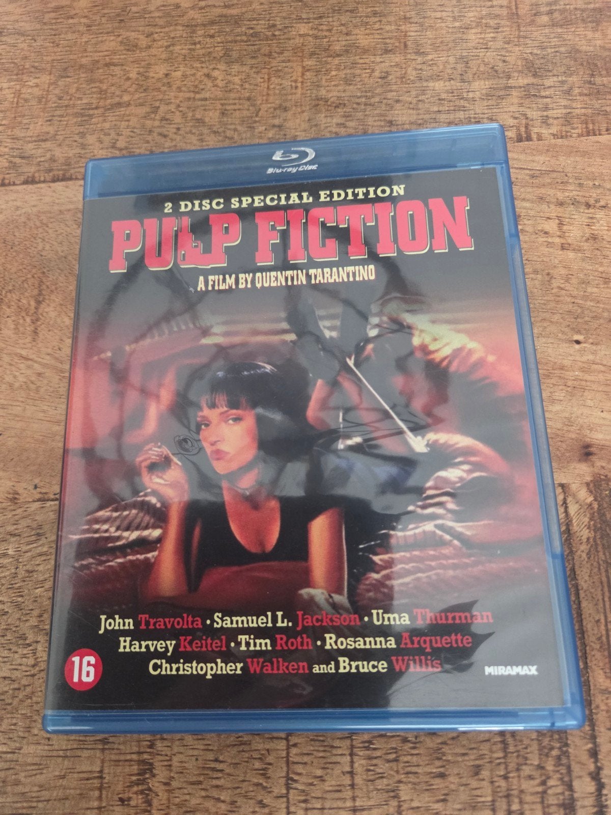 pulp fiction blu ray (1994)quentin tarantino, Ophalen of Verzenden, Zo goed als nieuw