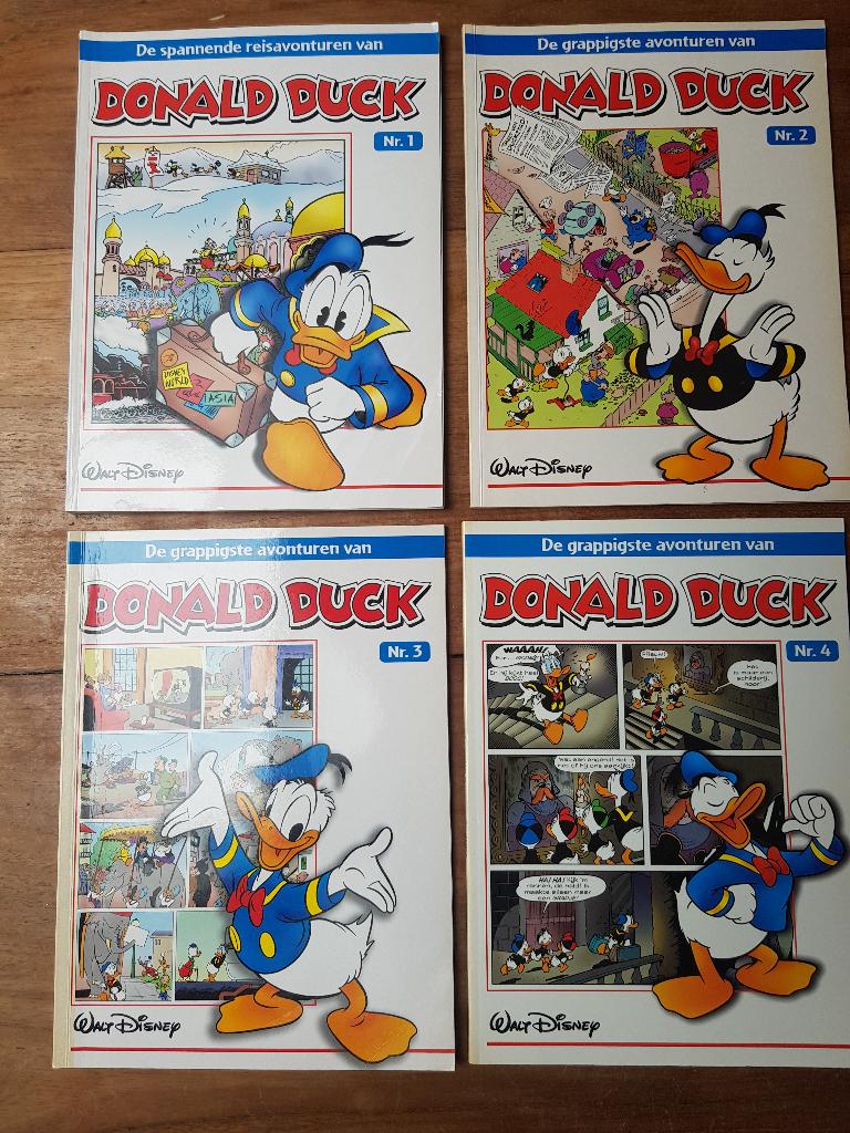 Donald Duck stripboeken 9 stuks, Boeken, Meerdere stripboeken, Ophalen of Verzenden, Zo goed als nieuw, Walt Disney  Donald duck