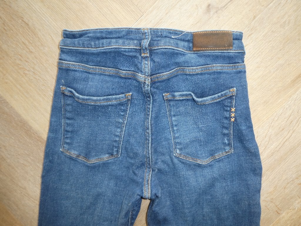 Mooie Scotch & Soda Haut Rise Skinny spijkerbroek 29-32, Kleding | Dames, Blauw, Scotch & Soda, Ophalen of Verzenden, Zo goed als nieuw