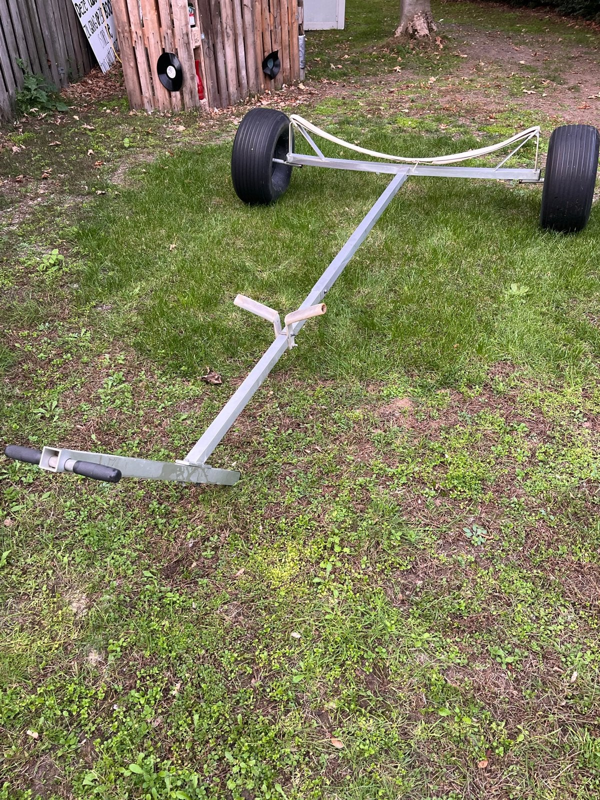 Kalf zand strand Trailer voor laser of splash, Ophalen, Minder dan 15 m², Overige typen, Zo goed als nieuw
