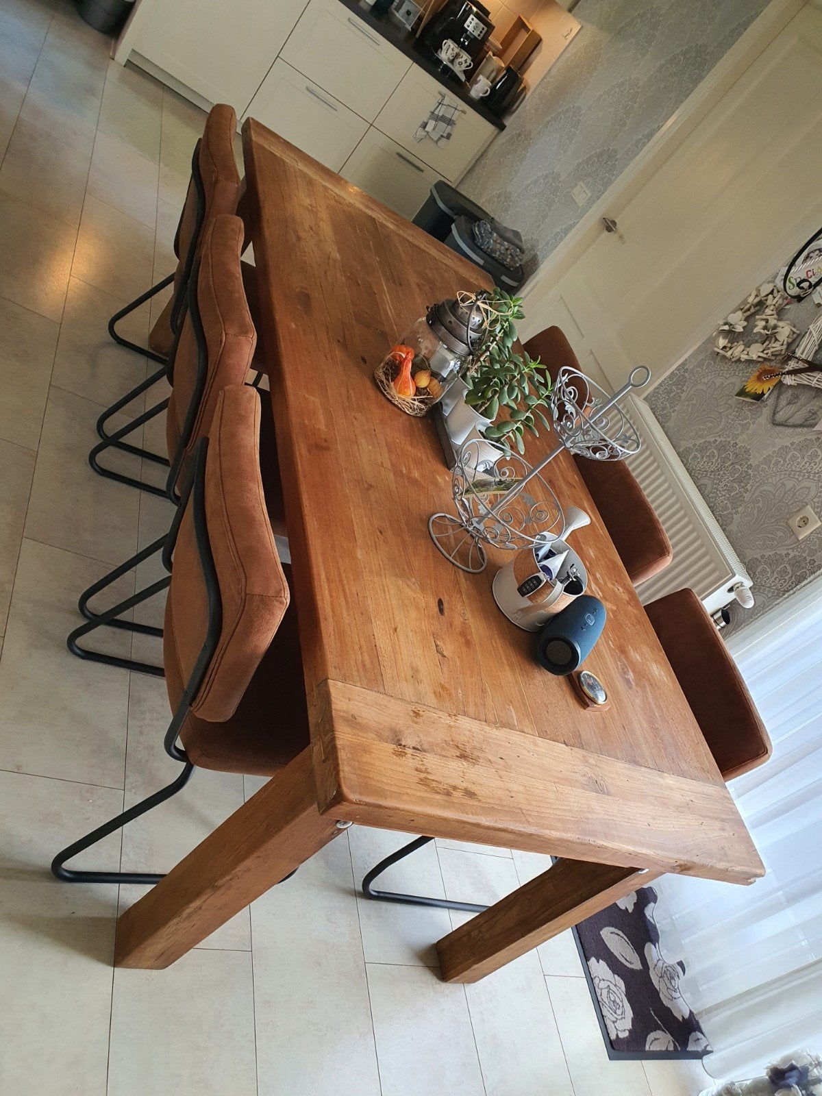 6 eethoek stoelen, Ophalen, Zo goed als nieuw, 4 tot 6 stoelen