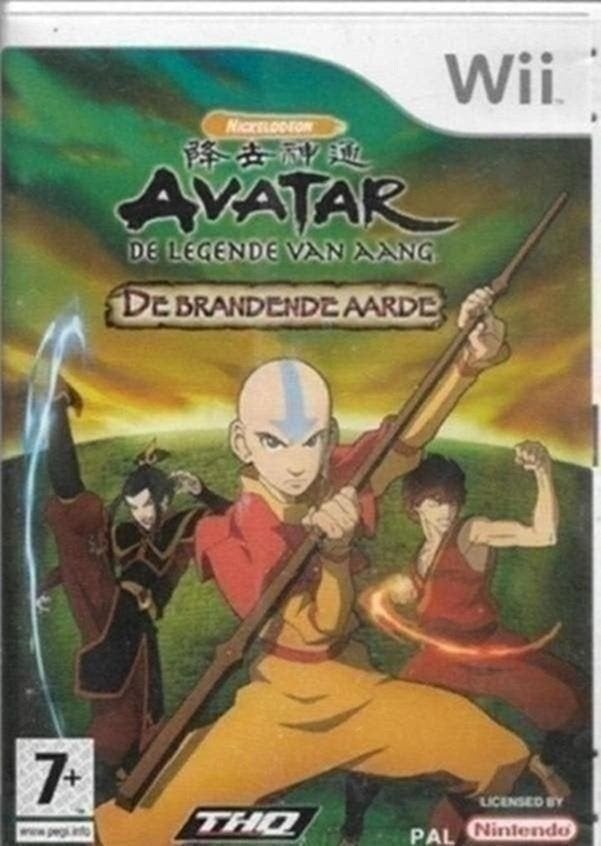Avatar The legend of Aang De brandende aarde (wii), Spelcomputers en Games, Avontuur en Actie, 2 spelers, Ophalen of Verzenden